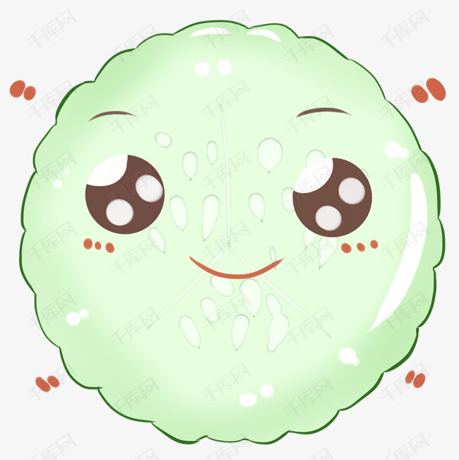 自然可爱装饰画黄瓜