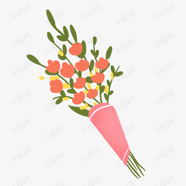 公司logo设计素材  ppt矢量图  名片设计素材  女性花束