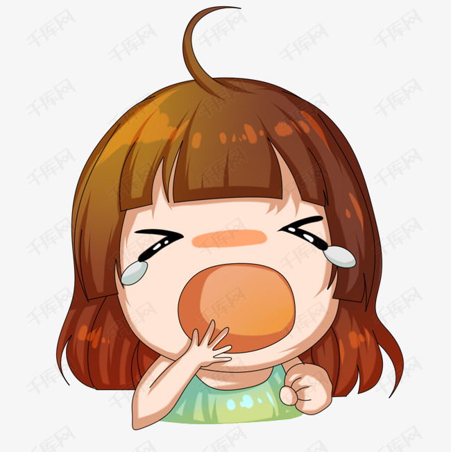 打哈欠                                            可爱