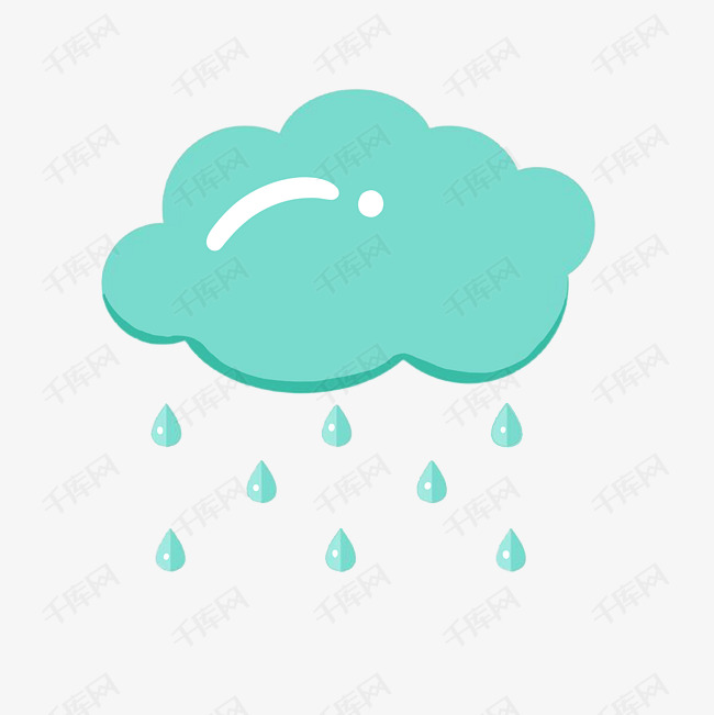 手绘雨水春雨插画素材图片免费下载-千库网