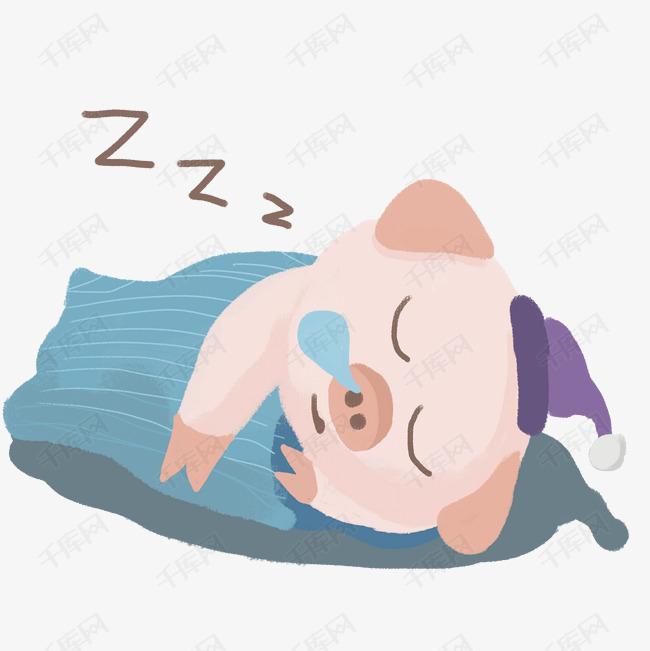 世界睡眠日做梦的小猪