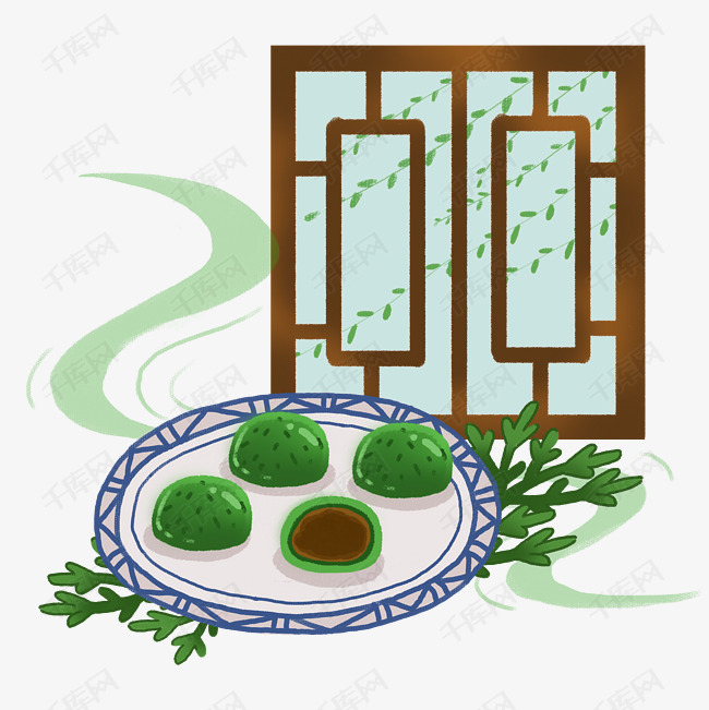 清明节青团png