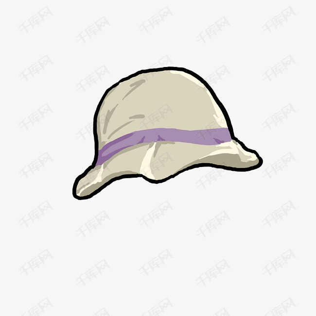 灰紫色休闲女士帽子 png 图片 素材