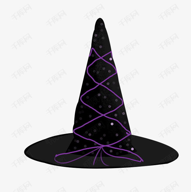 黑色三角帽子插图