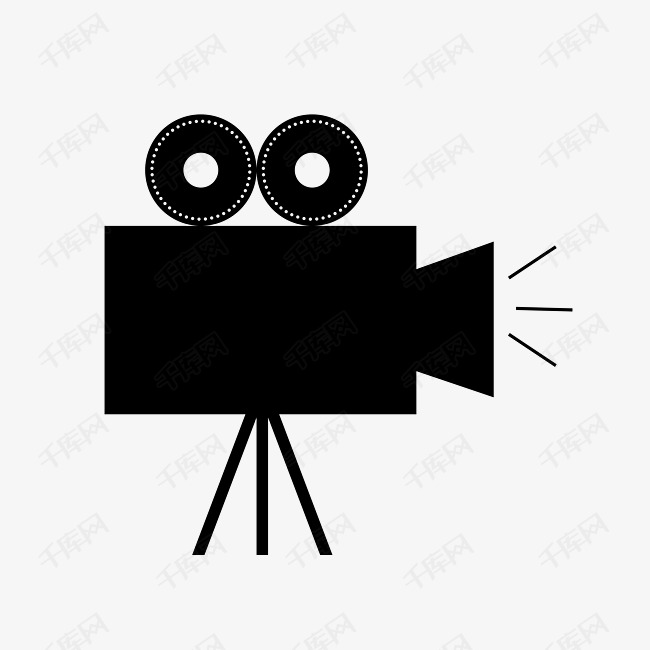 电影摄像机卡通免抠素材免费下载