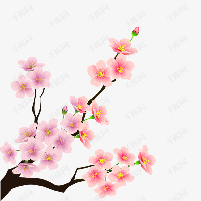 卡通春天杏花下载