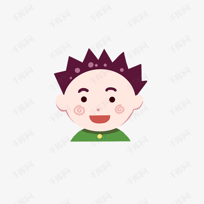 可爱小男孩头像素材