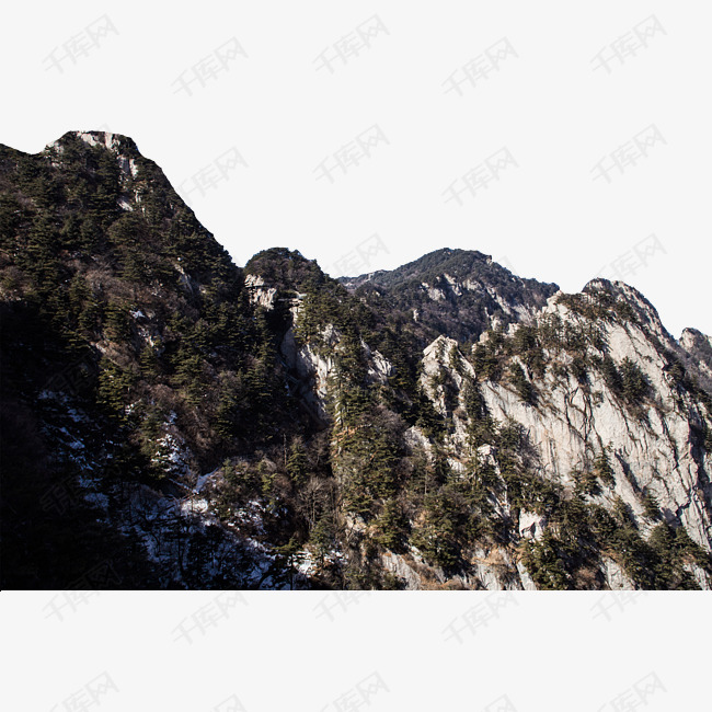 连绵起伏的山丘山峰