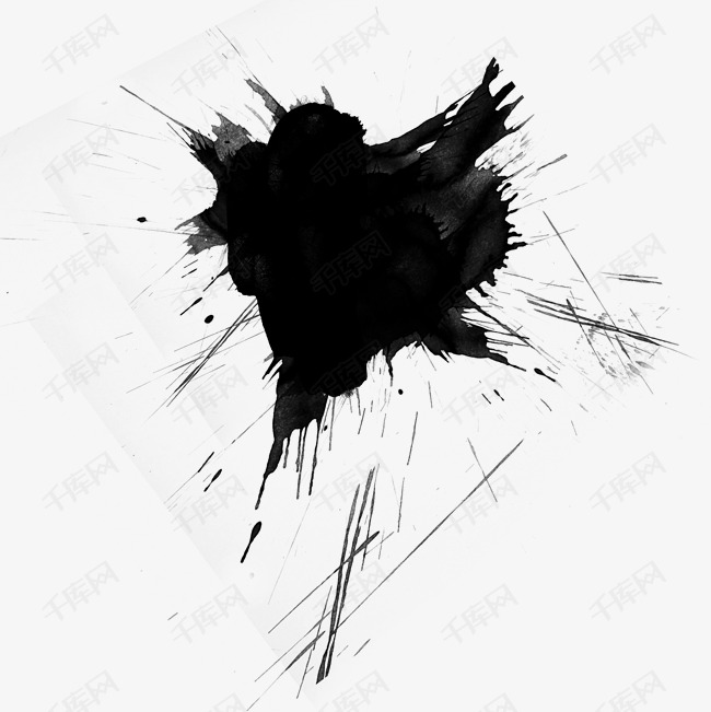 黑色水墨墨迹46design