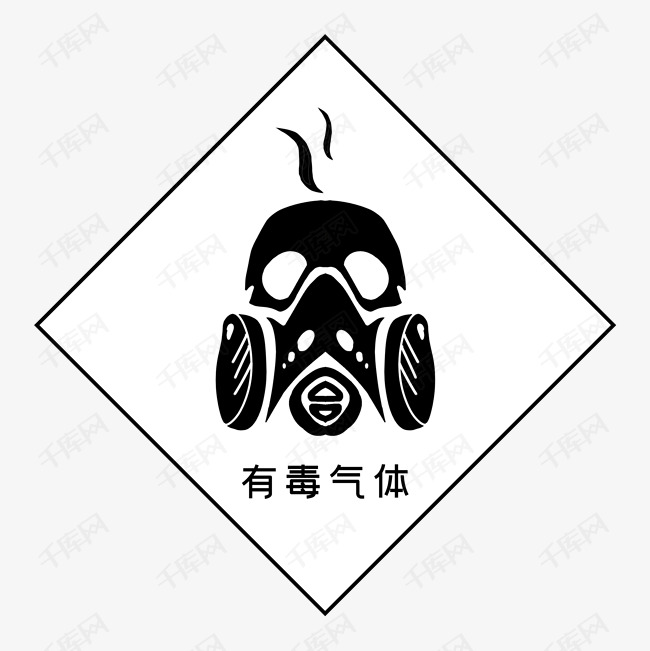 有毒气体标志