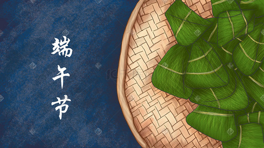 端午竹插画-端午竹配图-千库网