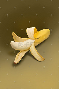 手绘好吃营养香蕉超写实插画