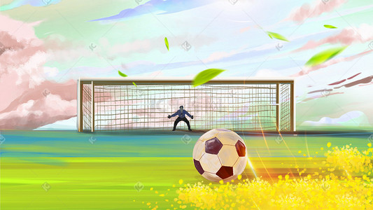 体育logo插画图片_世界杯足球运动体育健身运动会欧洲杯科普