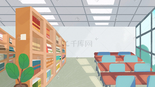 幼儿教育培训插画图片_手绘卡通教育学习学校场景插画