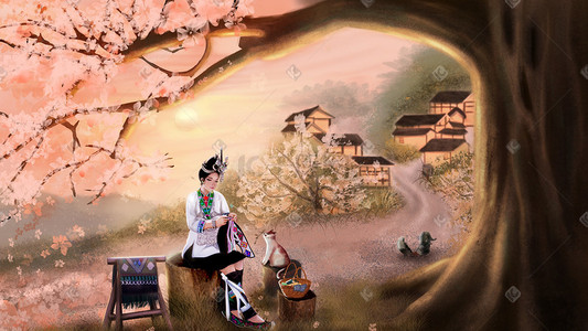 侗族刺绣是广西的非物资文化遗产
