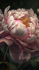 粉色盛开的花朵插画图片_粉色盛开的花朵背景