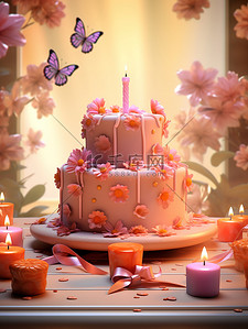 生日庆典蛋糕气球礼物12