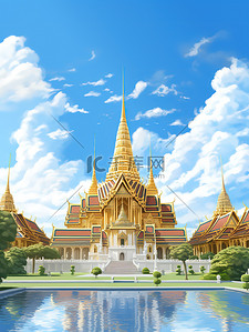 蓝天下的泰国大皇宫2