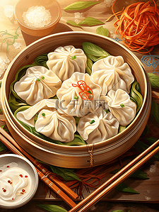 中式菜谱面条饺子小笼包13