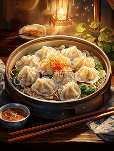 中式菜谱面条饺子小笼包12