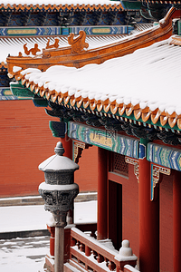 写实摄影图故宫雪景照片素材