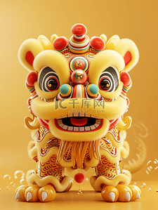 传统节日舞狮背景8