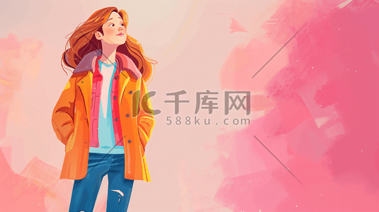 时尚潮流电商插画图片_时尚潮流女性插画