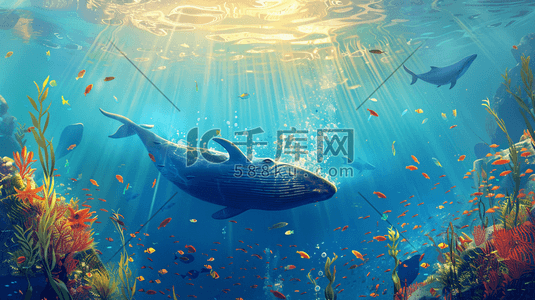 海底世界美景插画2