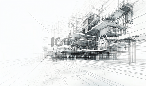 发布会策划方案插画图片_建筑图纸工程设计