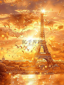 巴黎铁塔著名旅游景点