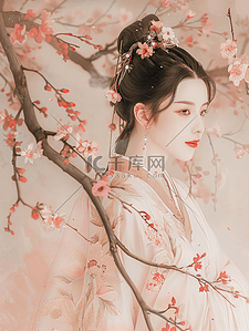 林芝插画图片_林芝桃花5A景点