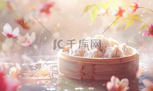 大念初一插画图片_饺子水饺习俗