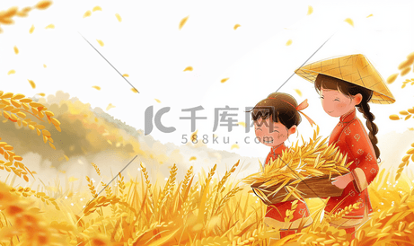 水稻中国农民丰收节