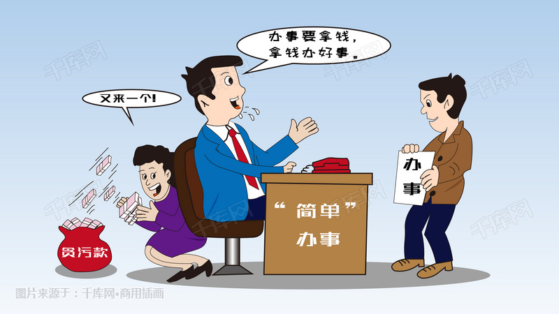 社会民生之贪污漫画
