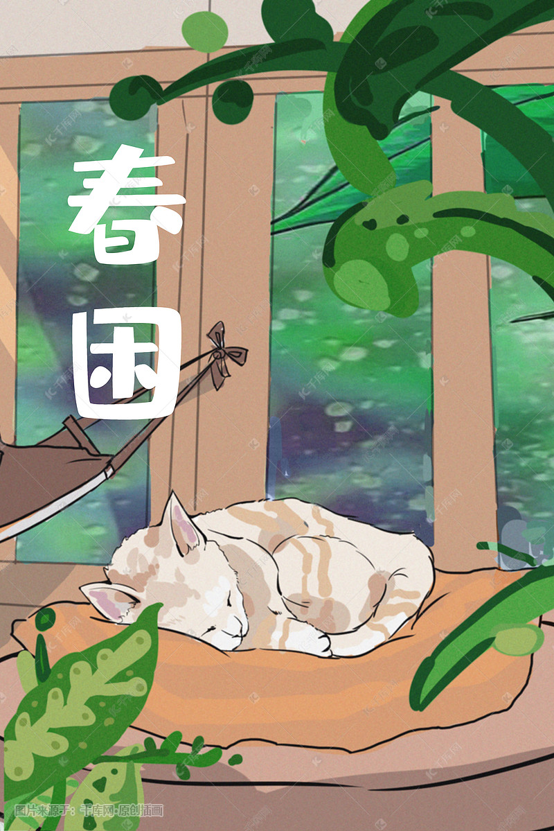 春困 猫咪 睡觉