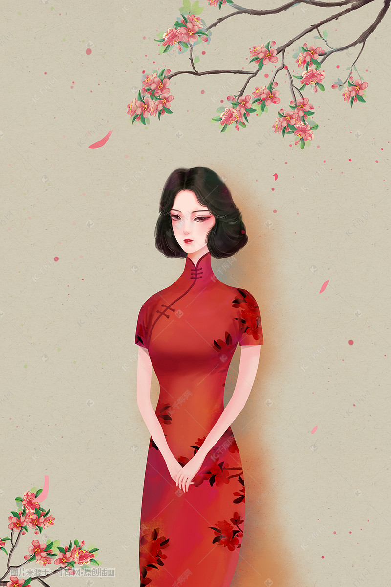 国风民国妩媚女人