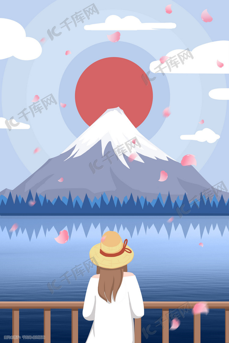景点之日本富士山