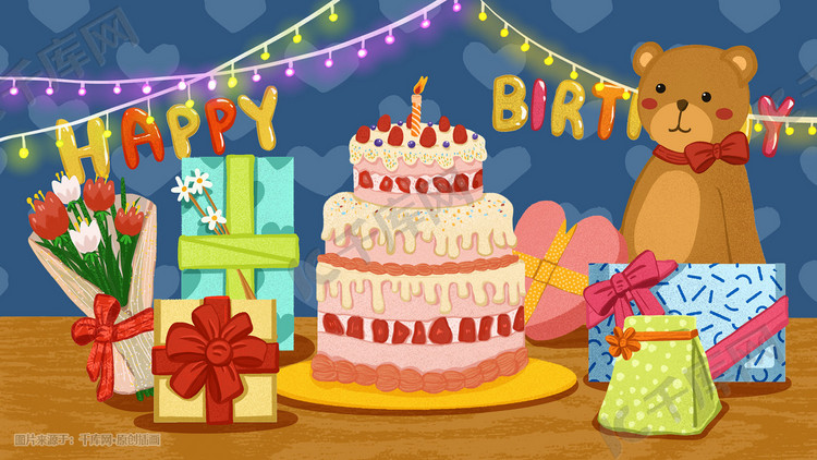 生日派对用的东西 true