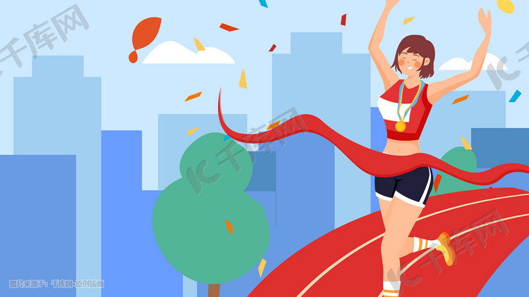 东京奥运会奥林匹克日运动跑步冠军奖牌