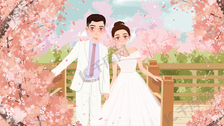 婚礼纪烂漫樱花粉色婚礼花朵花