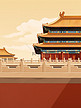 北京故宫博物馆建筑插画13