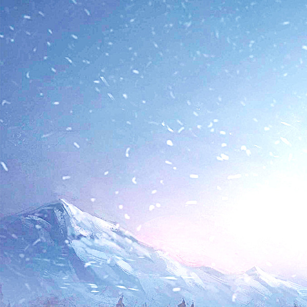 冬季雪景主图背景