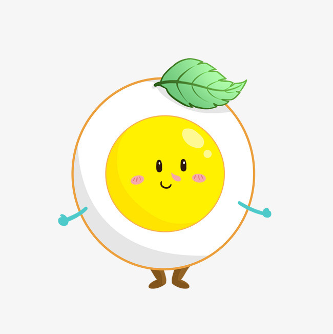 2018吉祥物卡通形象设计PP蛋水煮蛋形象