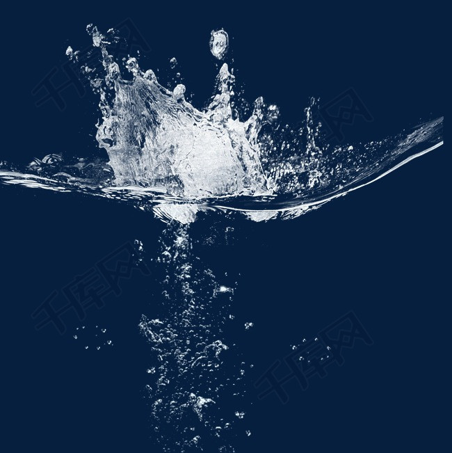 白色水纹水浪元素白色水纹水浪水滴水环水波纹