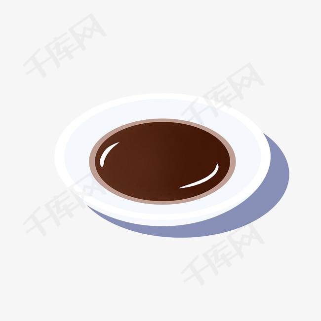 手绘卡通调味酱油