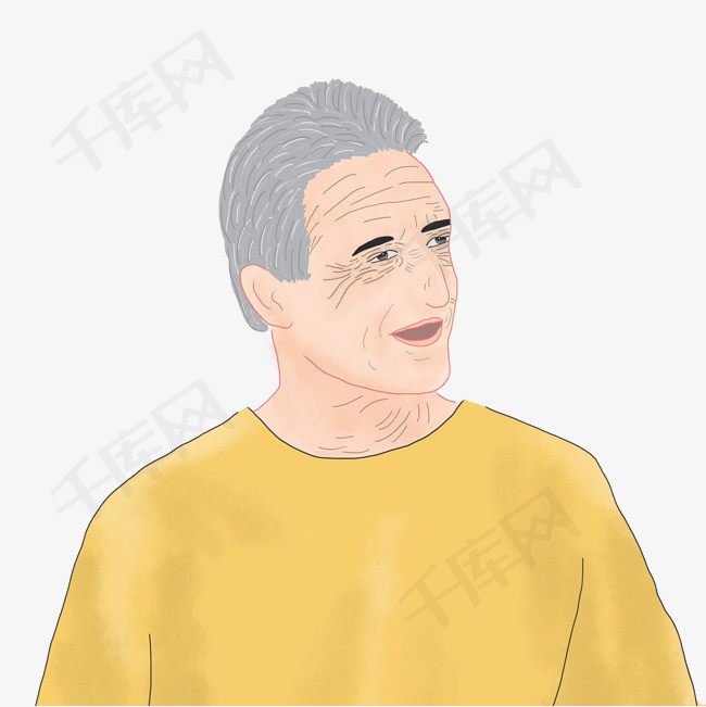 父亲节老父亲png父亲节父亲老父亲上了年纪的父亲父亲头像手绘