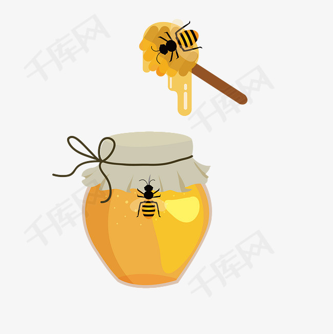 蜜蜂昆虫                                            蜜蜂的蜜罐