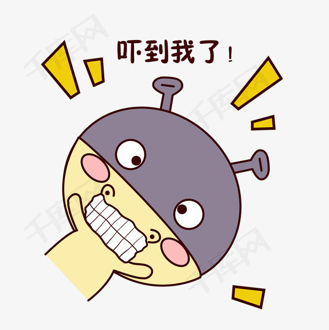 千库网 图片素材 手绘卡通可爱萌宠动物表情包笨笨 手绘卡通可爱萌宠