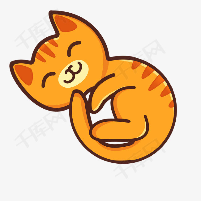 卡通插画猫咪可爱动物