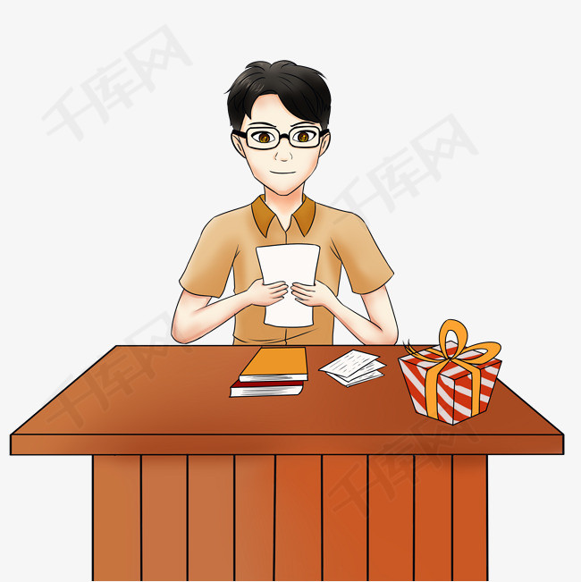 教师节男教师上课教师传授知识